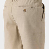 Boy's Reserve Light Check Scallop 16" Hybrid Shorts