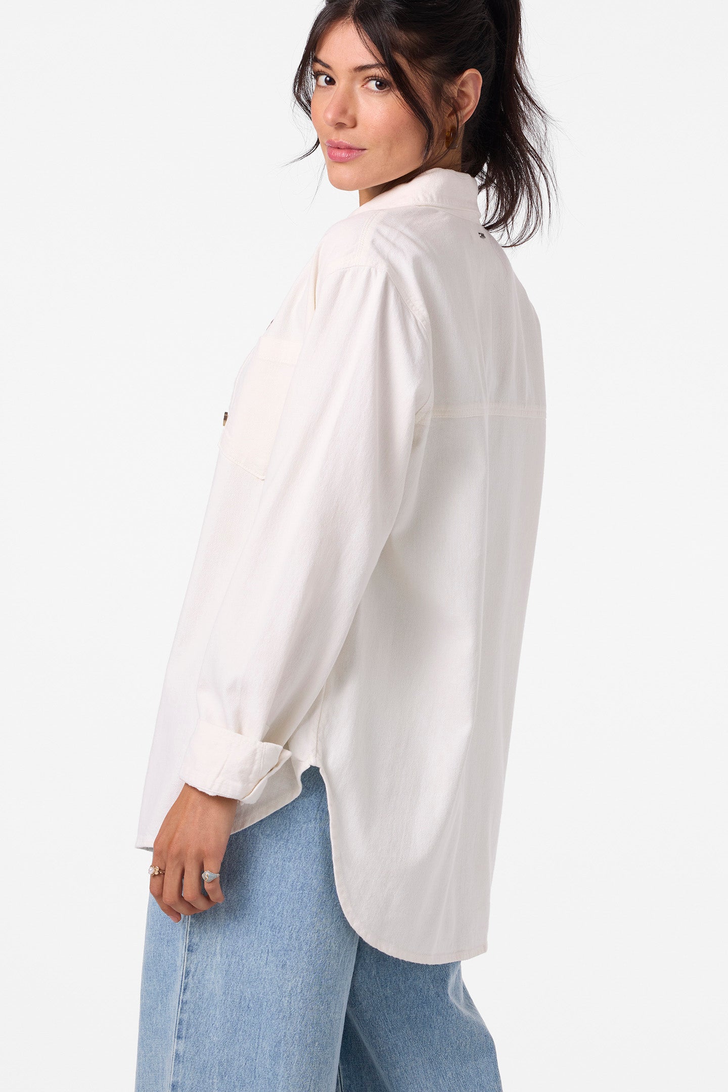 Sevie Shacket Jacket - Winter White | O'Neill