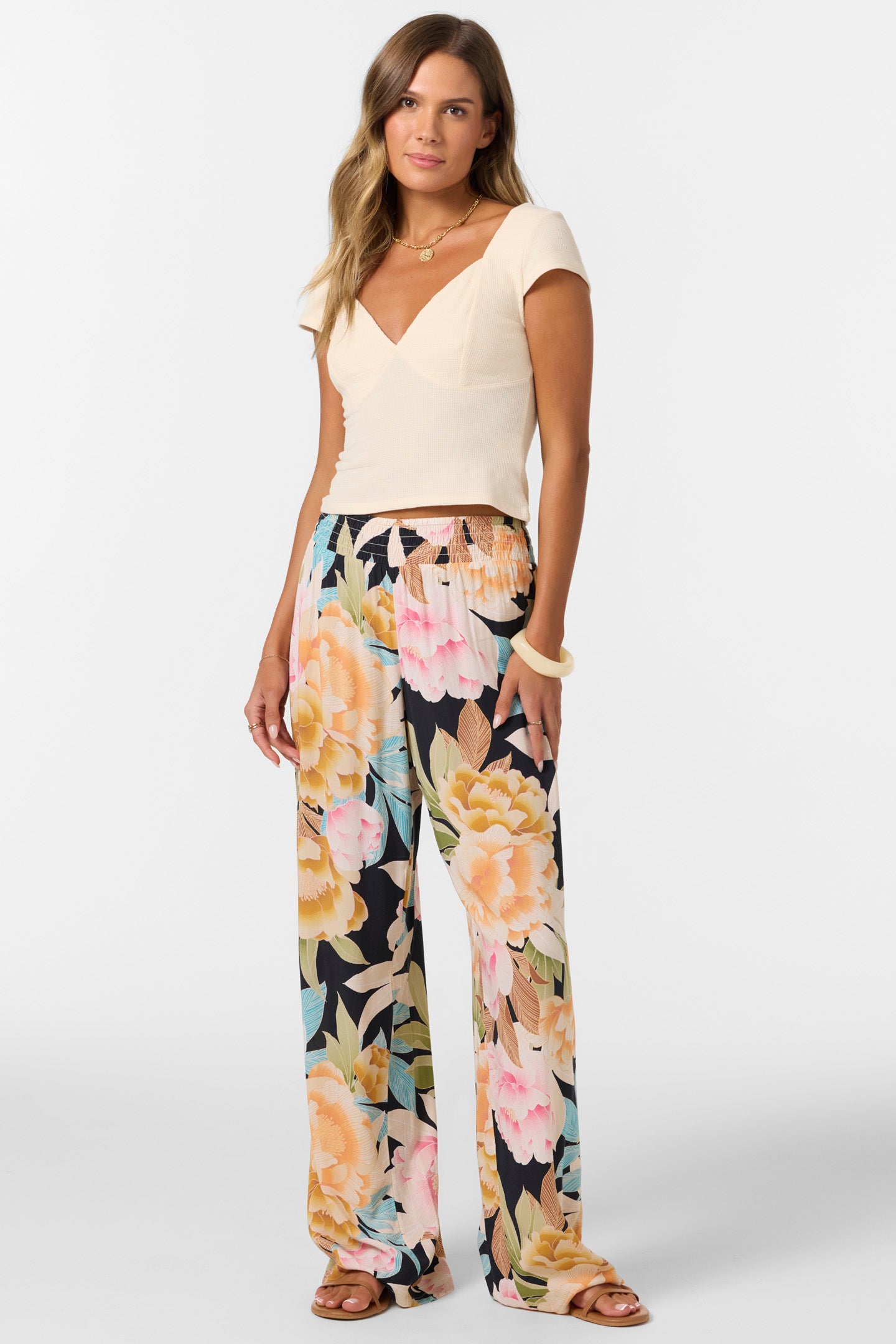 Nyn Top Short Sleeve Top - Tapioca | O'Neill