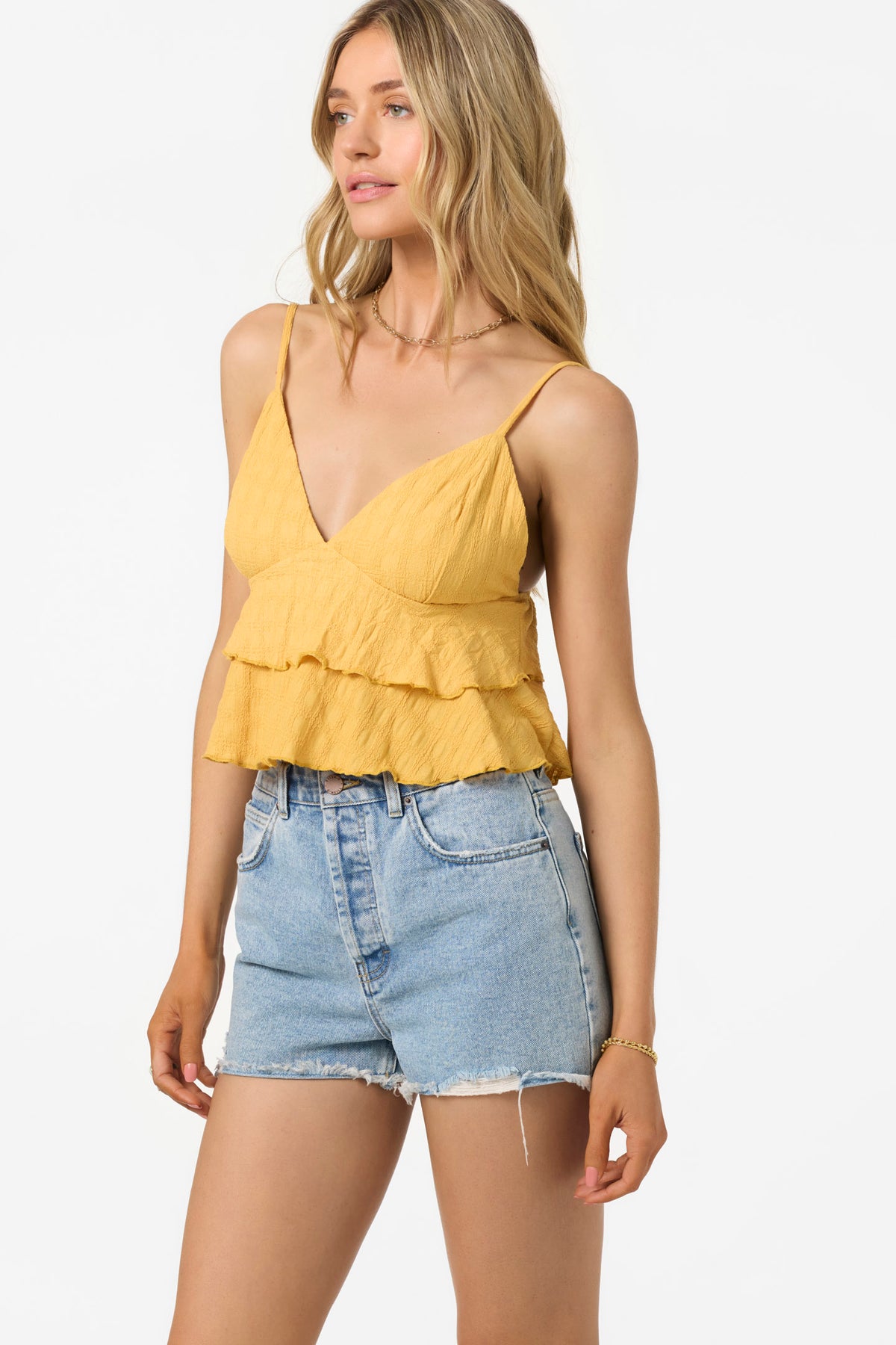 Chloey Sleeveless Top - Bright Gold | O