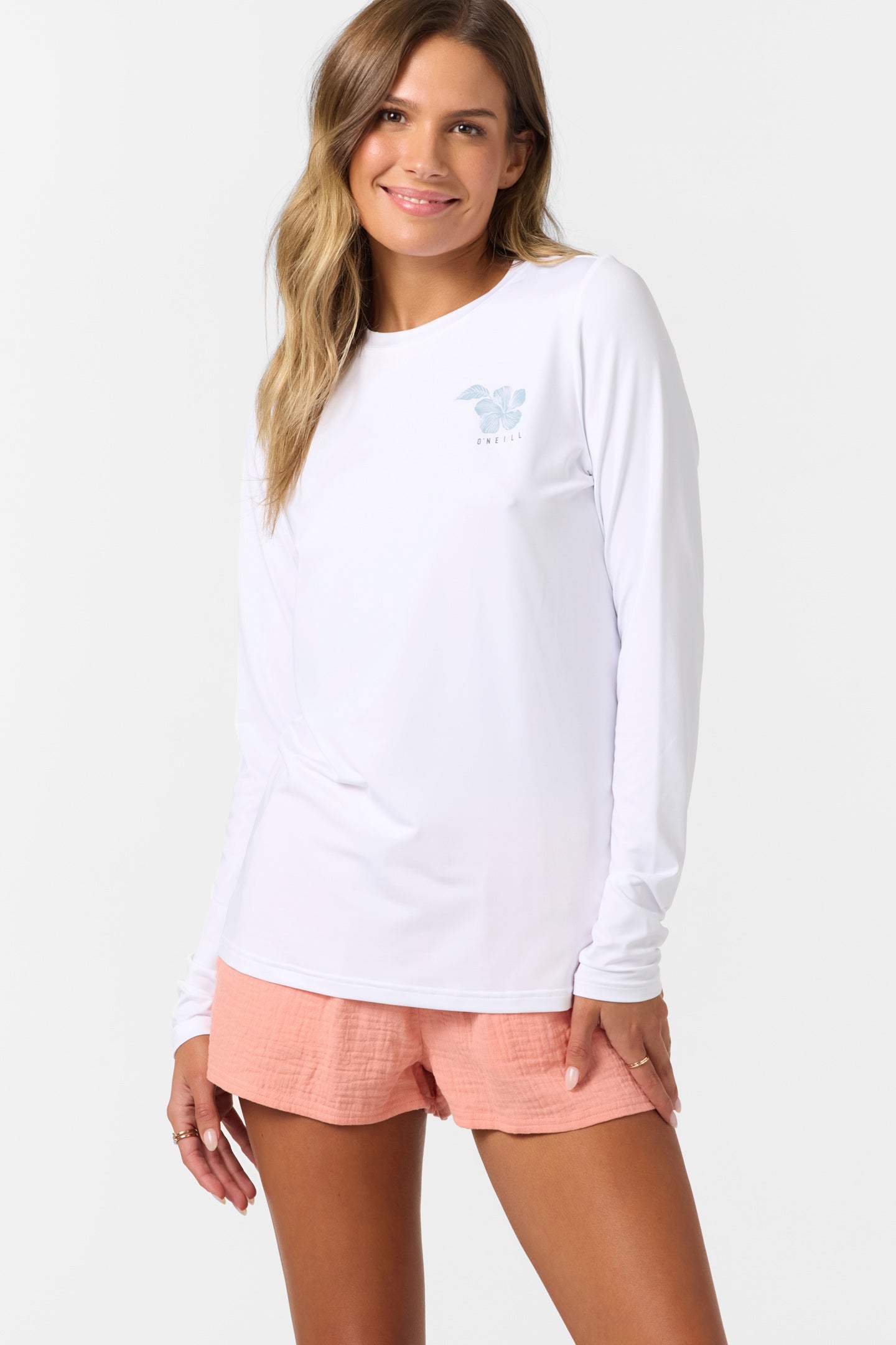 Breezy Upf Ls Long Sleeve Top - White | O'Neill
