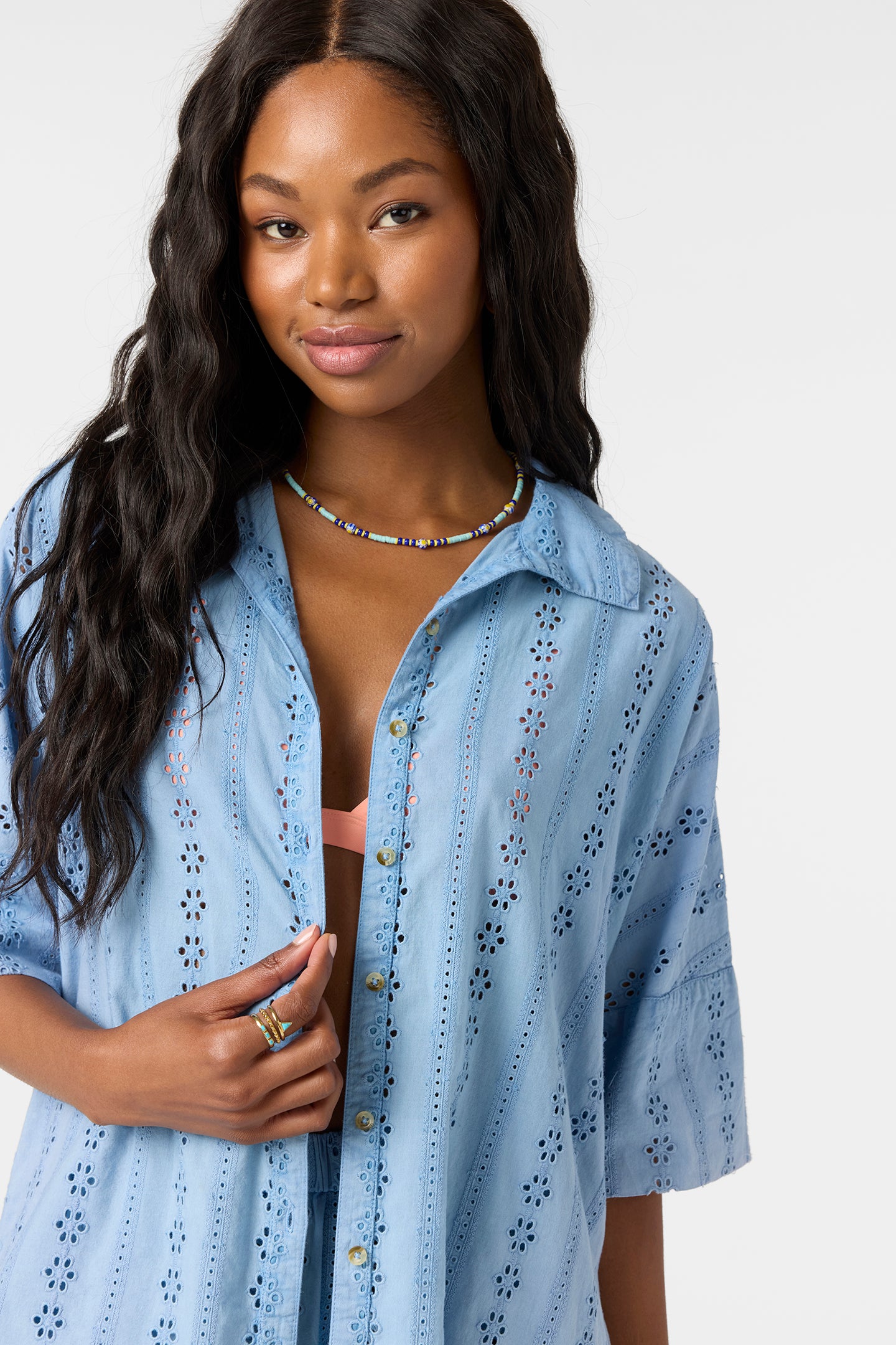 Olivia Cover-Up Top - Faded Denim | O'Neill