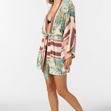 Tropics Kimono Long Sleeve Top
