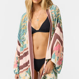 Tropics Kimono Long Sleeve Top
