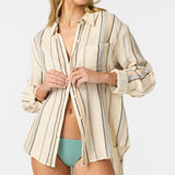 Leni Stripe Relaxed Long Sleeve Top