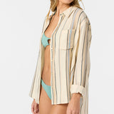 Leni Stripe Relaxed Long Sleeve Top