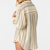 Leni Stripe Relaxed Long Sleeve Top