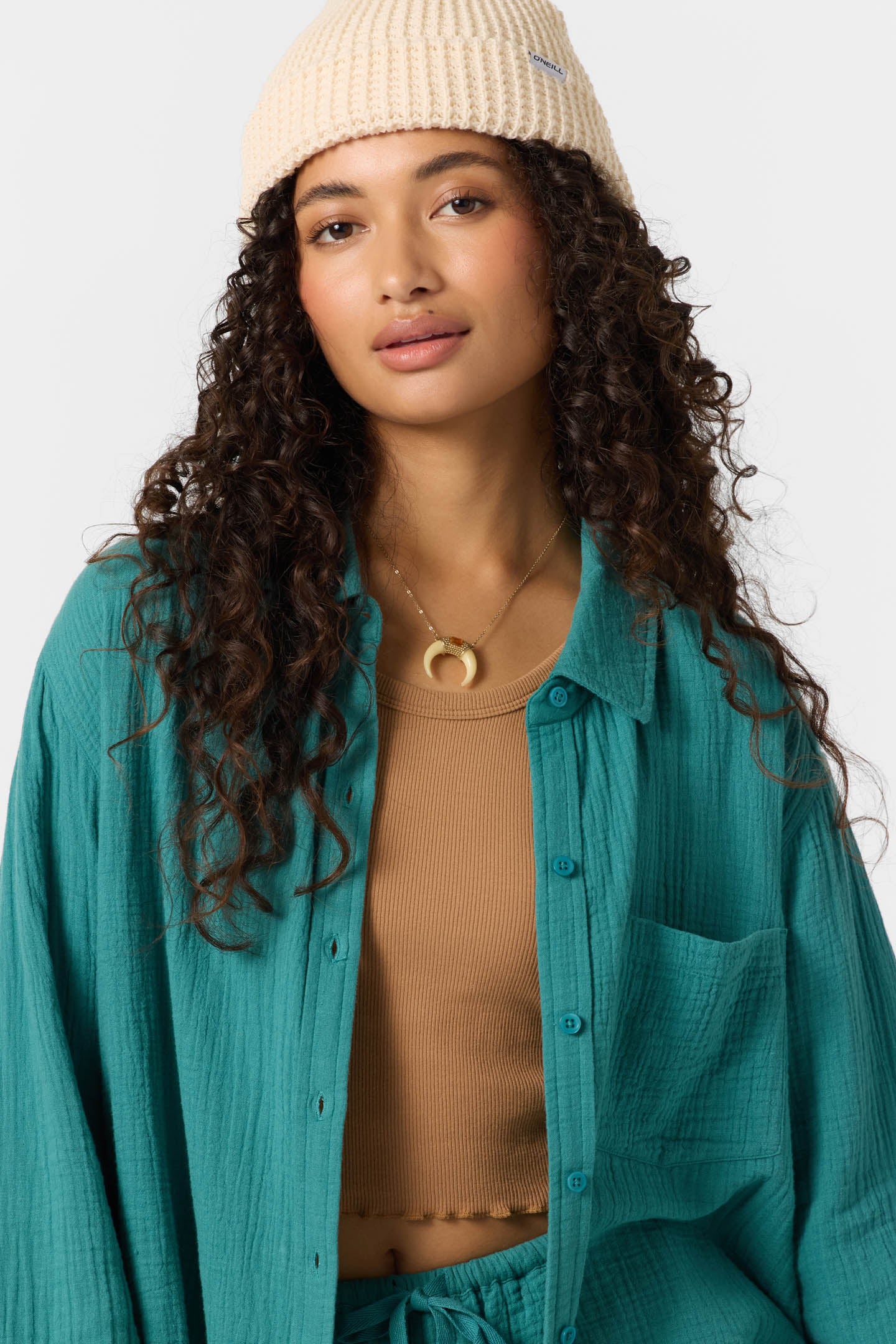 Leni Relaxed Long Sleeve Top - North Sea | O'Neill