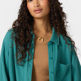 Leni Relaxed Long Sleeve Top