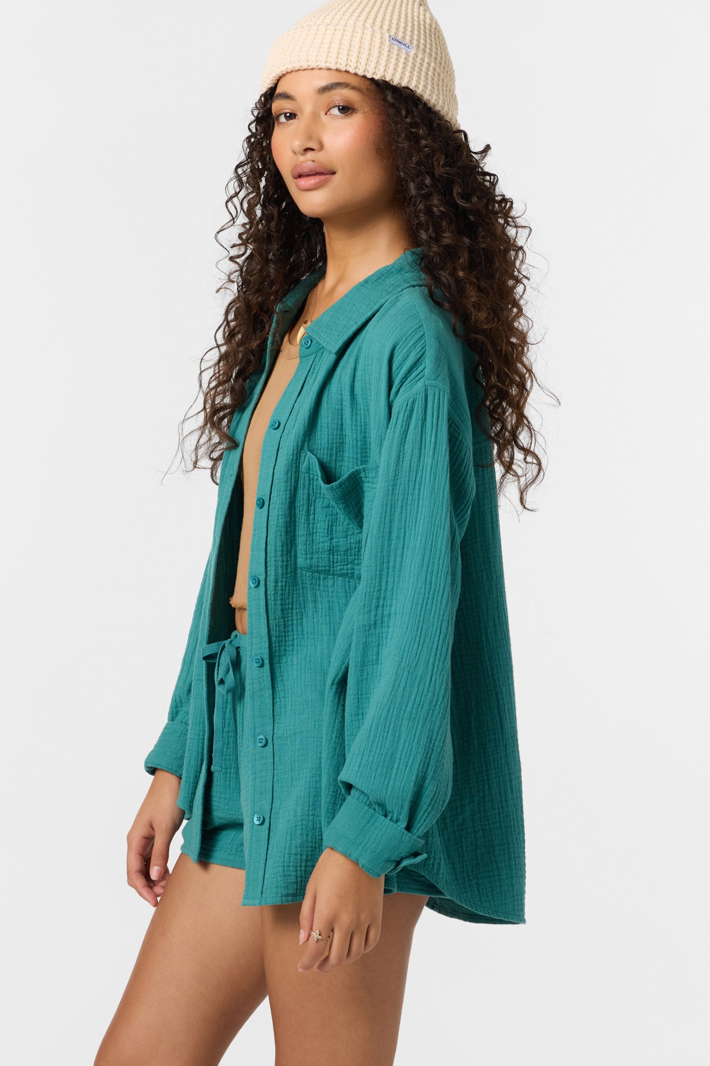 Leni Relaxed Long Sleeve Top - North Sea | O'Neill