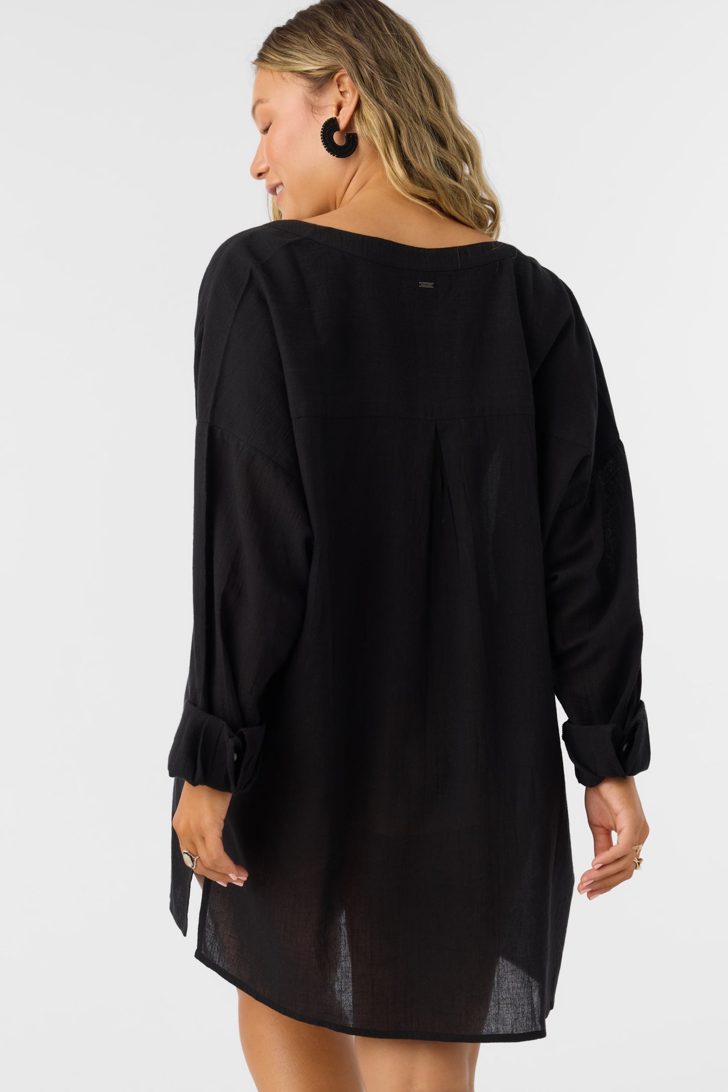 O'Neill Women's Belizin Cover Up Dress - Black - XS O'Neill Women's Belizin Cover Up Dress - Black - XS