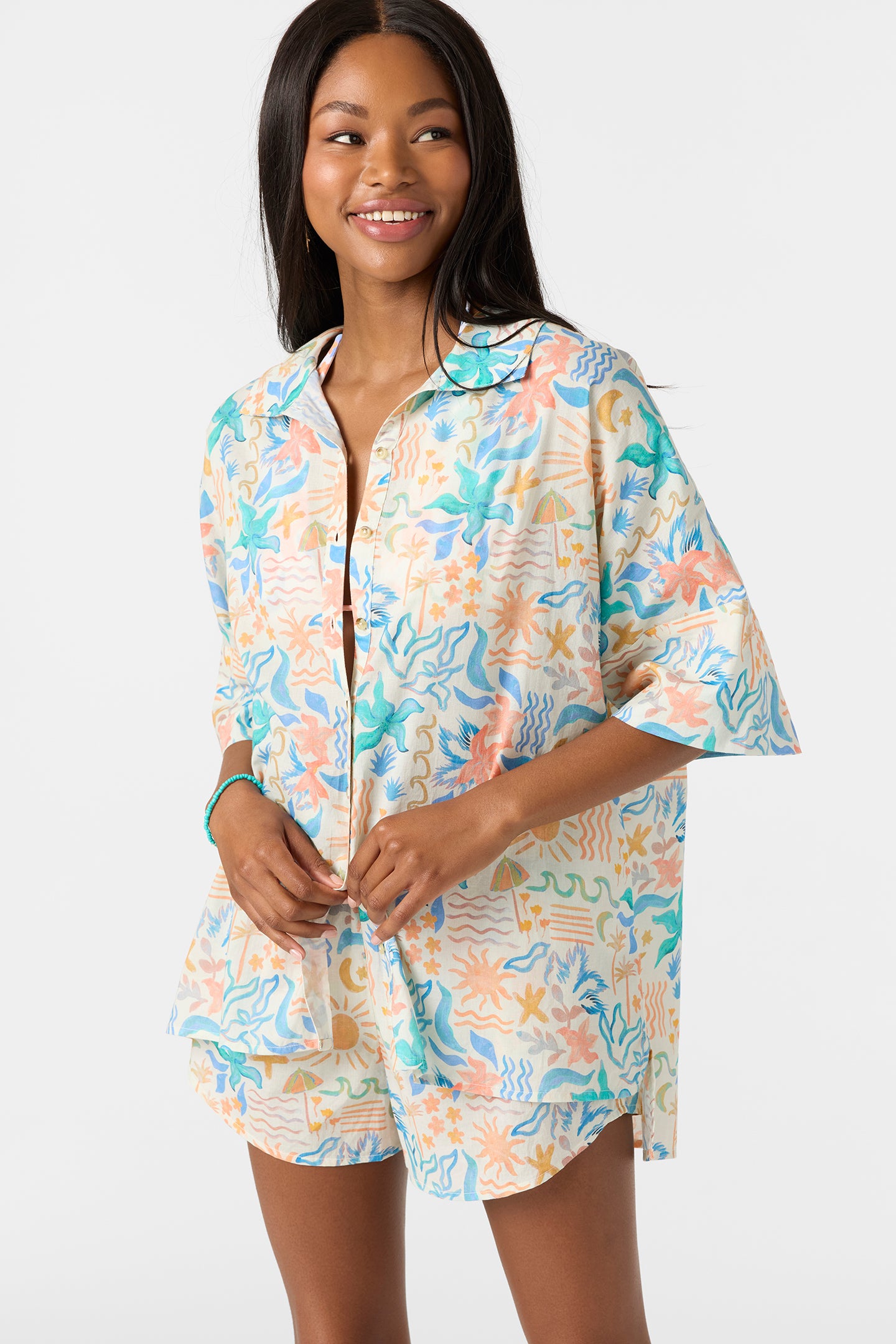 OLIVIA BAHIA COVER-UP SHIRT