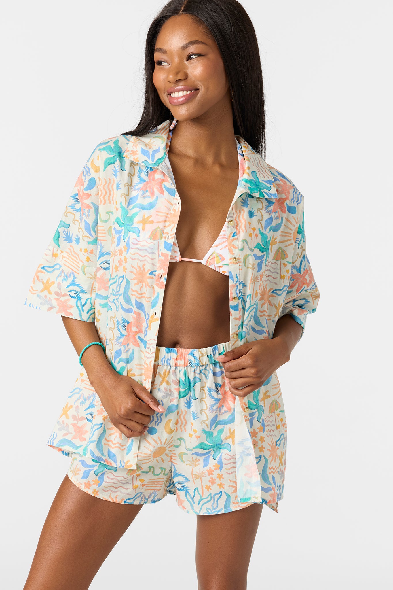 OLIVIA BAHIA COVER-UP SHIRT