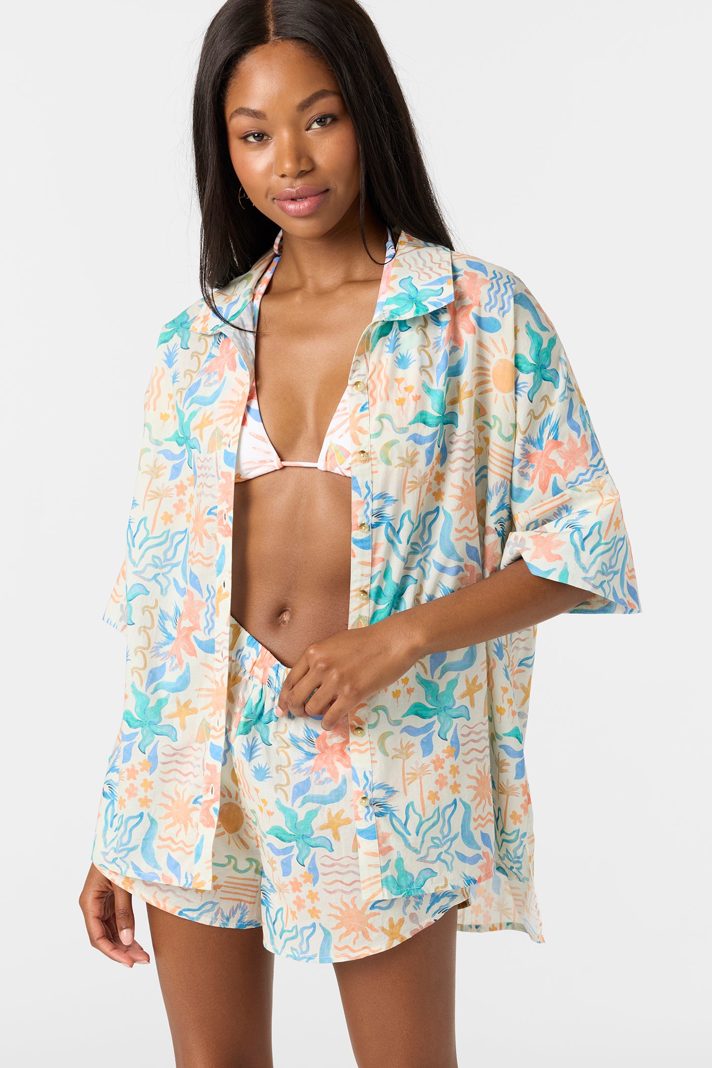 OLIVIA BAHIA COVER-UP SHIRT