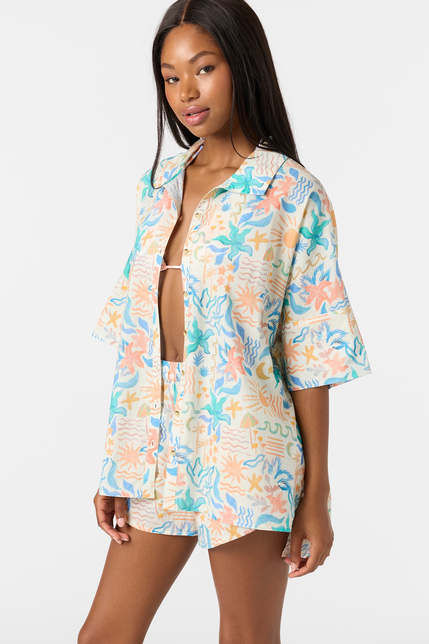 OLIVIA BAHIA COVER-UP SHIRT