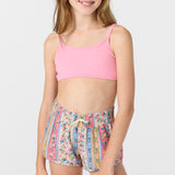 Girl's Balboa Printed 2" Elastic Boardshorts