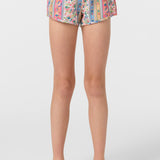 Girl's Balboa Printed 2" Elastic Boardshorts