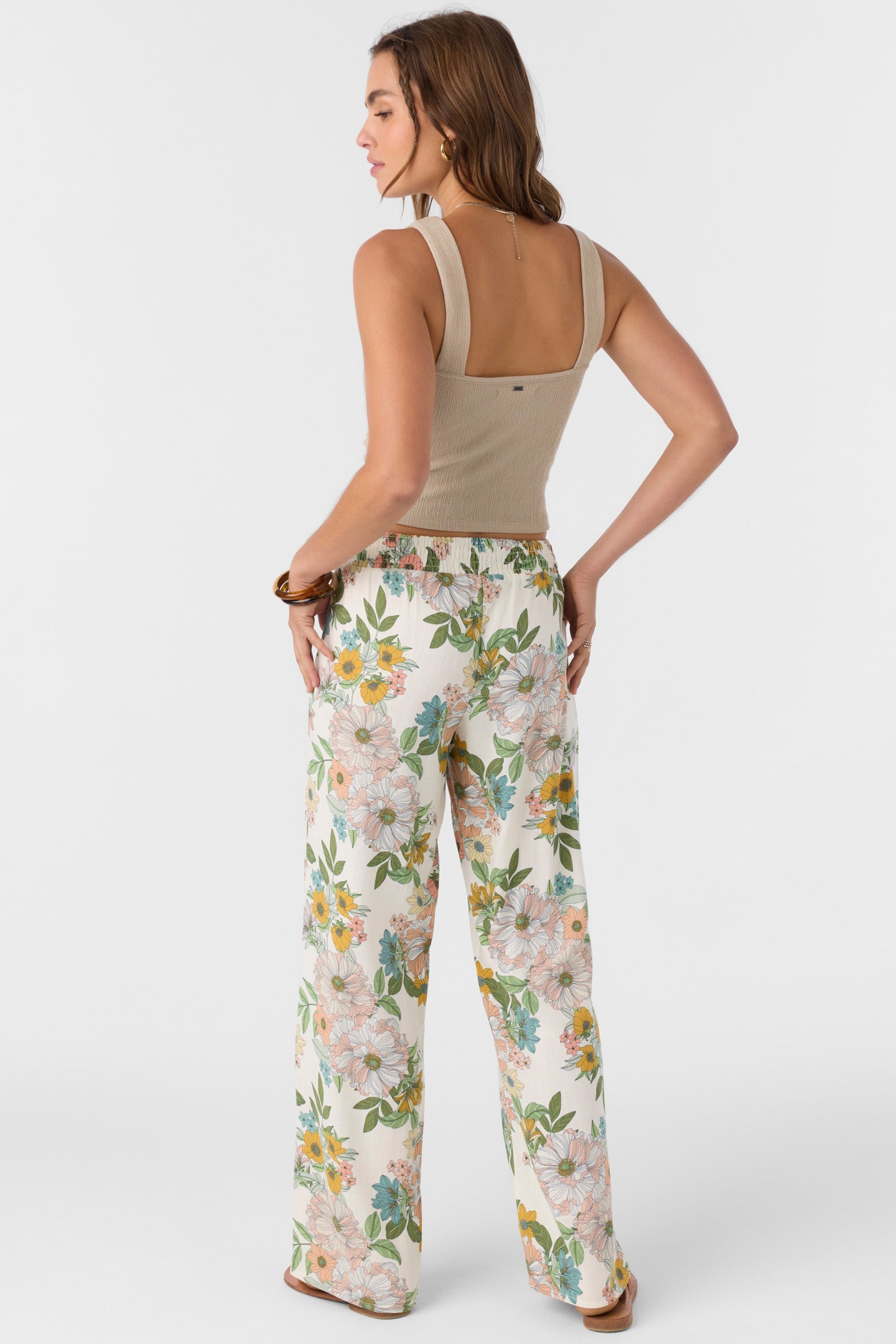 Jonie Pant Cara Floral - Winter White | O'Neill