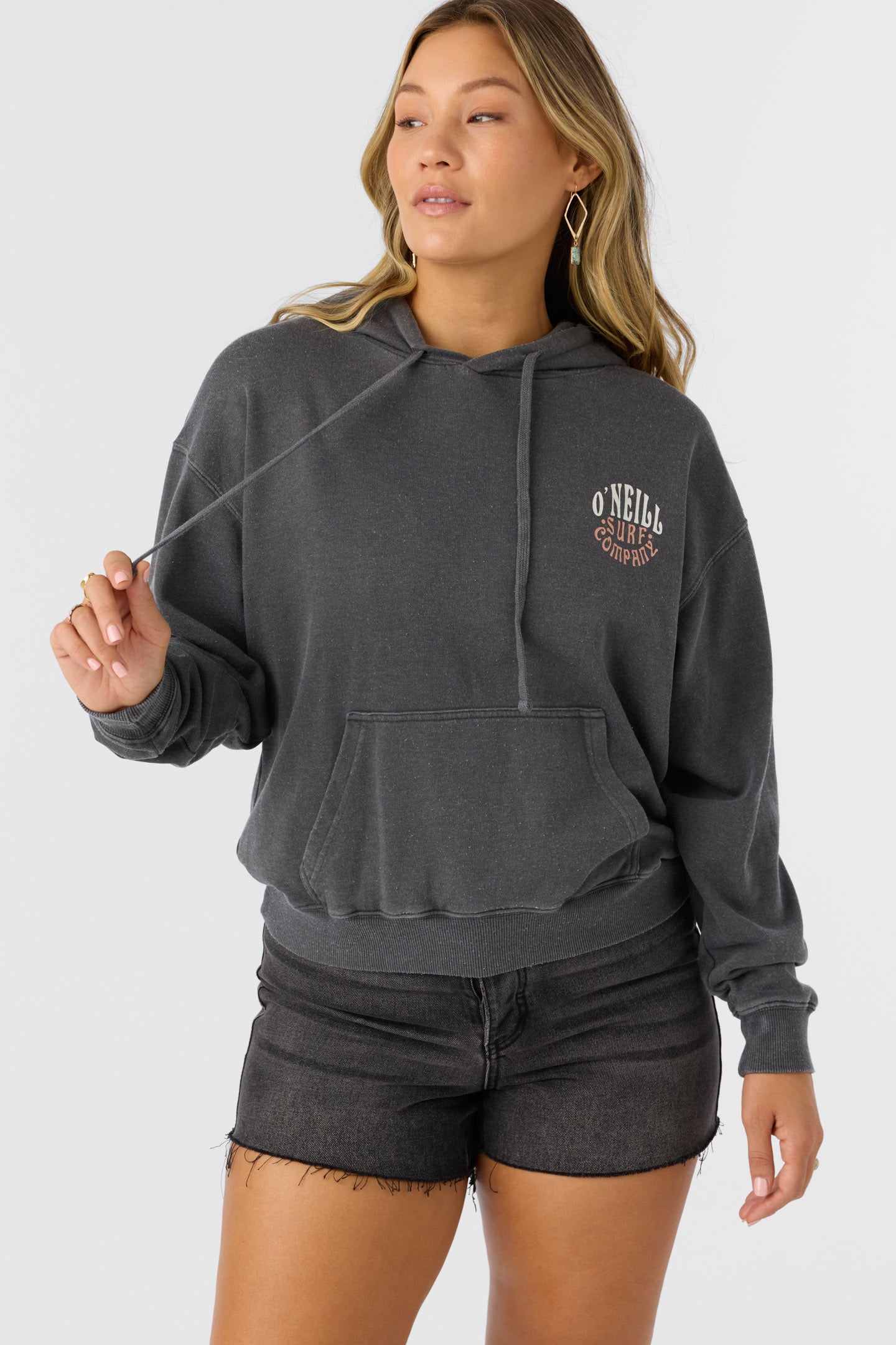 DRIFT HOODED FLEECE PULLOVER