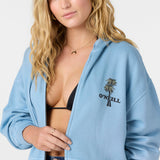 Byron Hooded Oversized Fit Zip Fleece Jacket