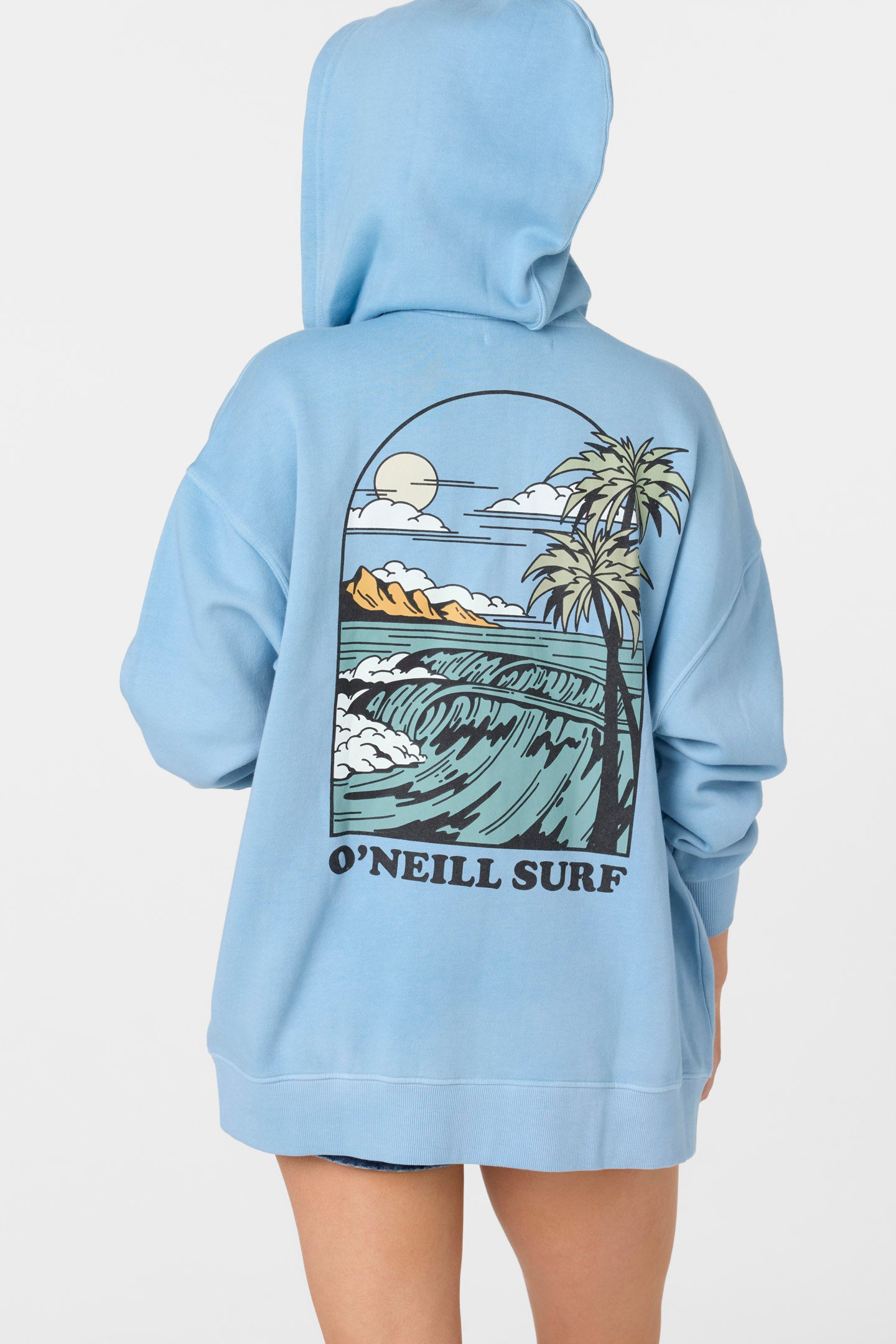 Byron Hoody Zip Fleece - Faded Denim | O'Neill