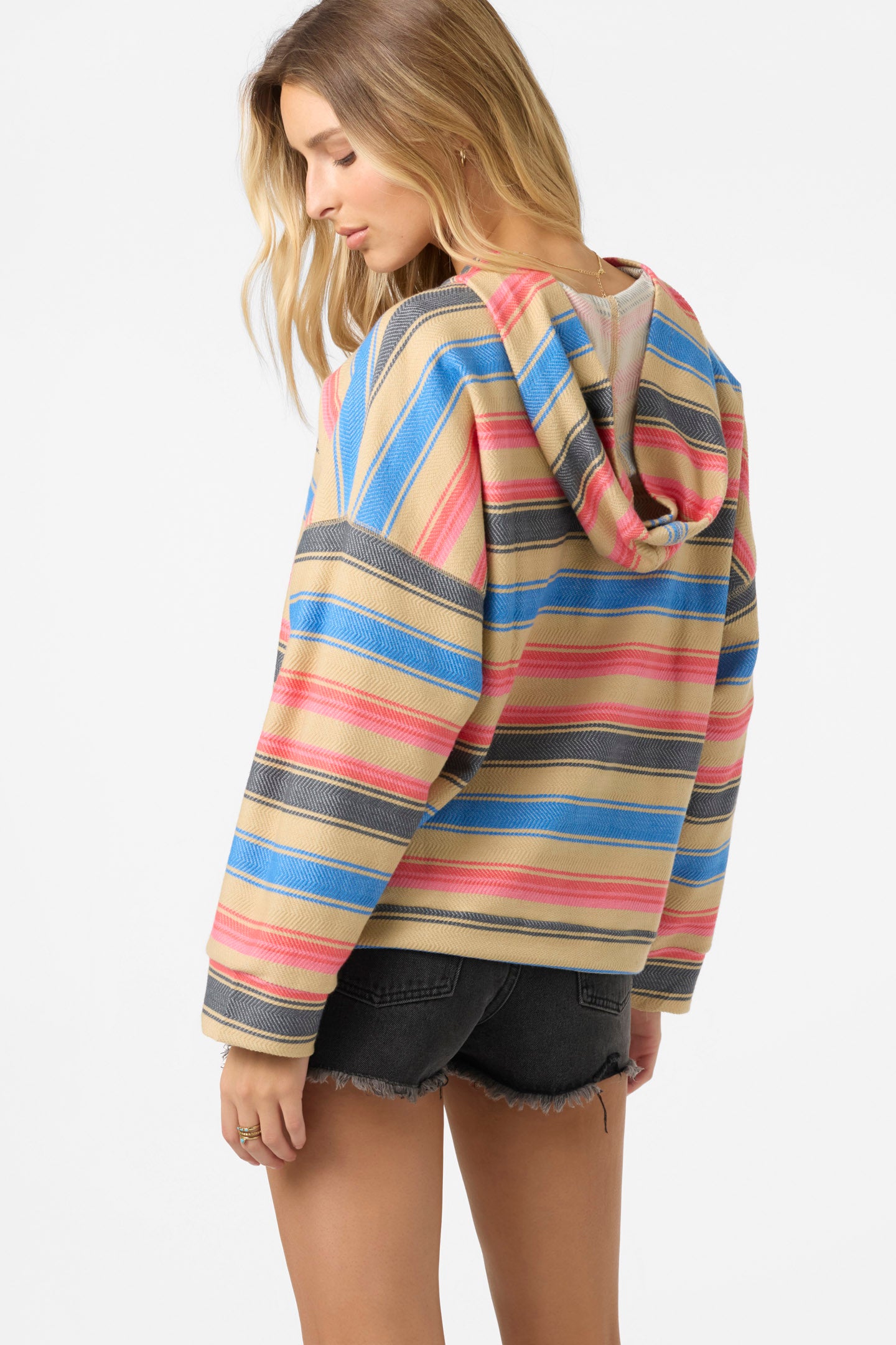 ONeill フード付きストライプウェア Solstice Hoody Pullover Fleece - Warm Sand | O'Neill