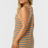 Ryan Stripe Mini Cover-Up Dress