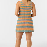 Ryan Stripe Mini Cover-Up Dress