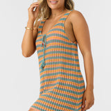 Ryan Stripe Mini Cover-Up Dress