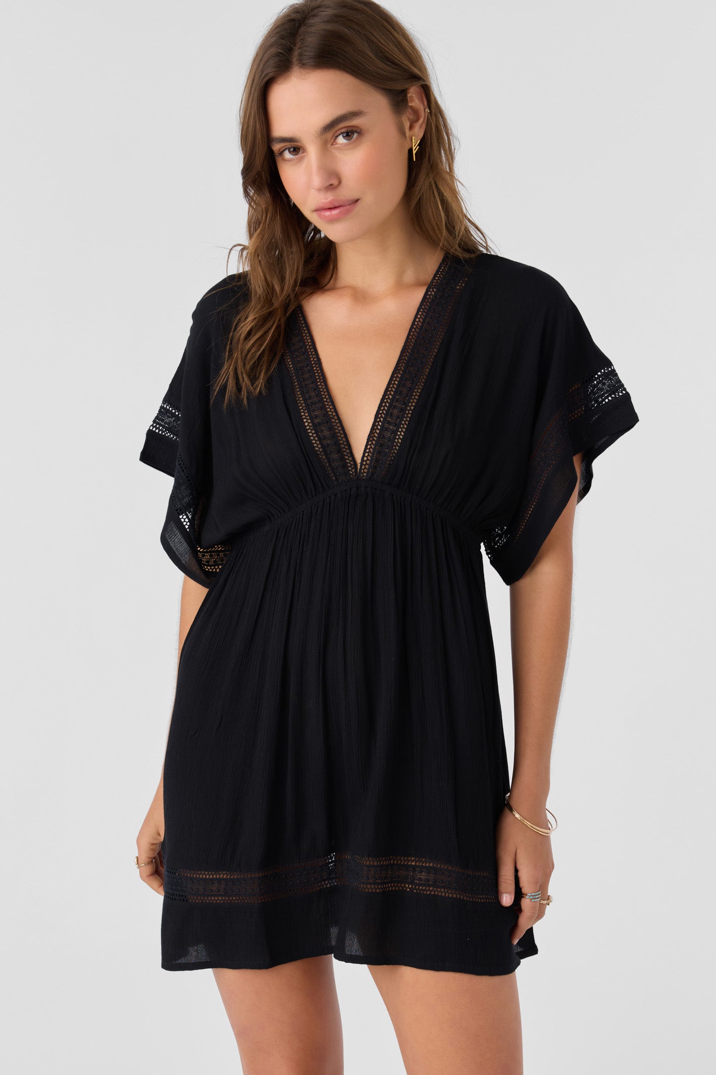 ウェア keio Kleo Woven Cover-Up Dress - Black | O'Neill