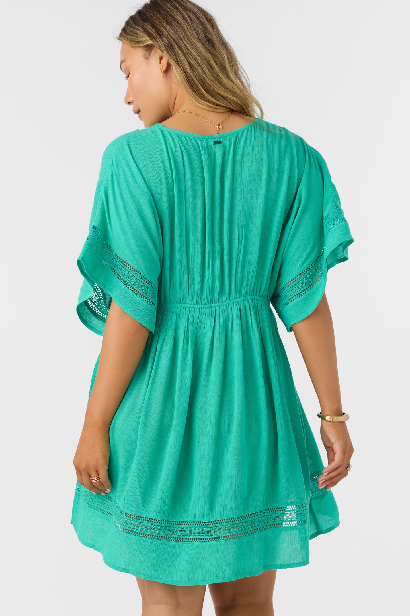 green cover up dress Beach Cover Up| Mesmerizing Green Cover-Up Mini Dress - Green