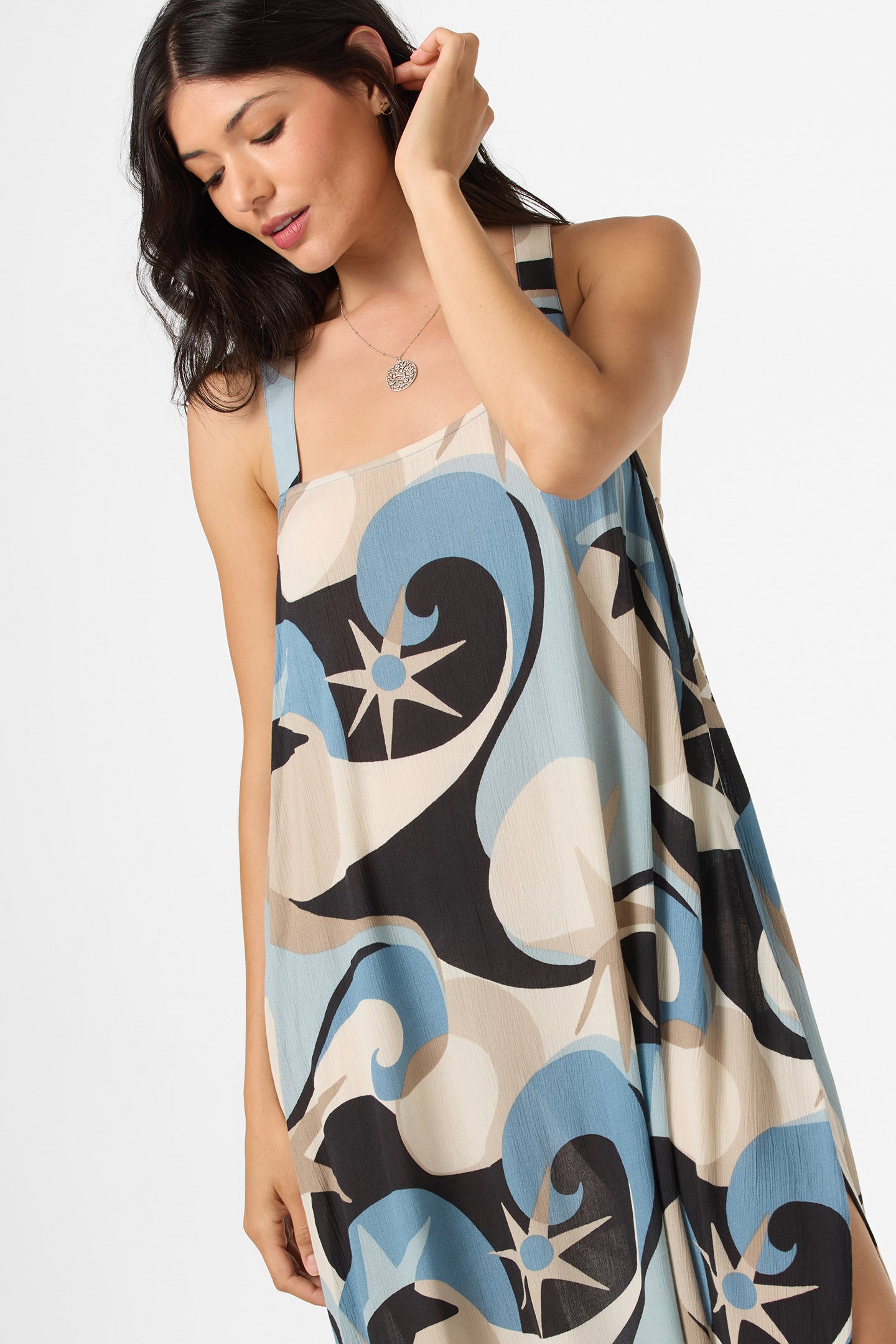 O'Neill Juniors' Miranda Sleeveless Swimsuit Dress - Provincial Blue - Size XS O'Neill Juniors' Miranda Sleeveless Swimsuit Dress - Provincial Blue - Size XS
