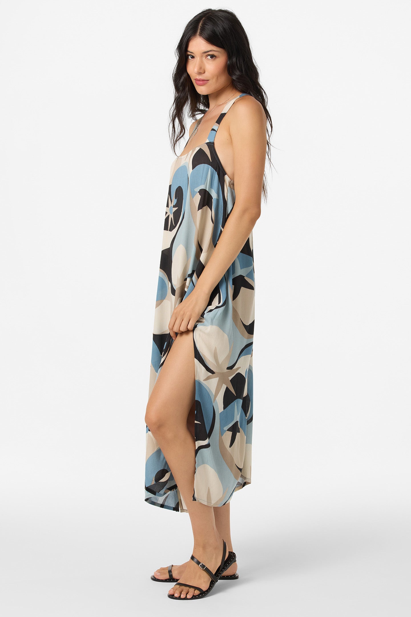 O'Neill Juniors' Miranda Sleeveless Swimsuit Dress - Provincial Blue - Size XS