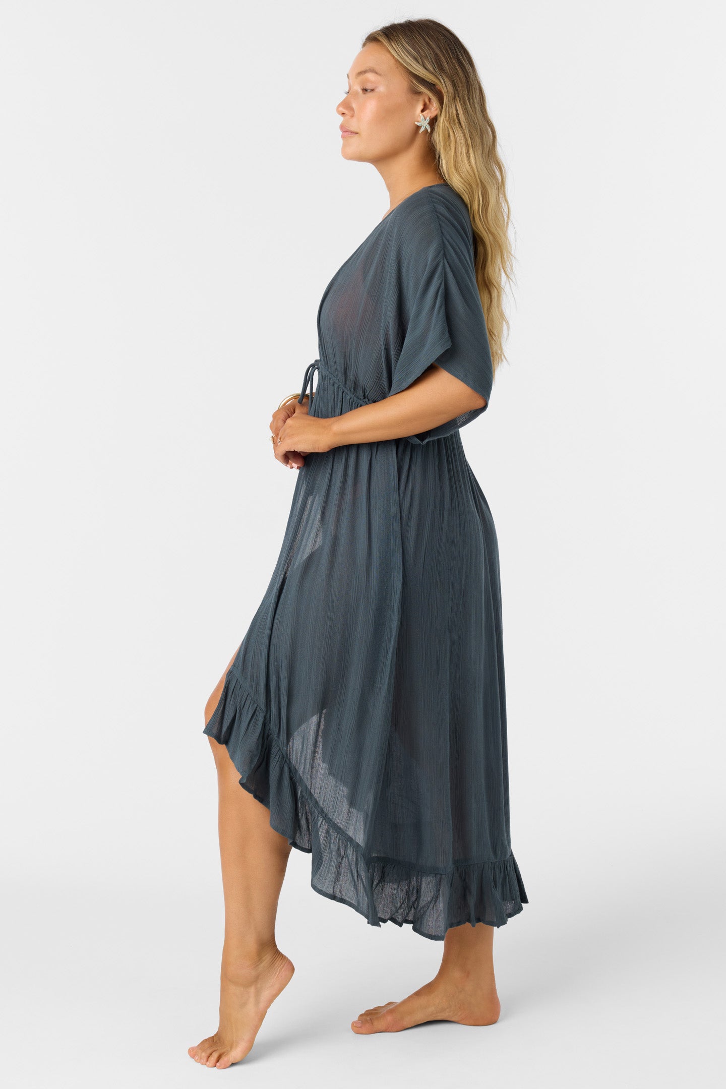 O'neill Women's Wilder Midi Dress Cover Up - Slate