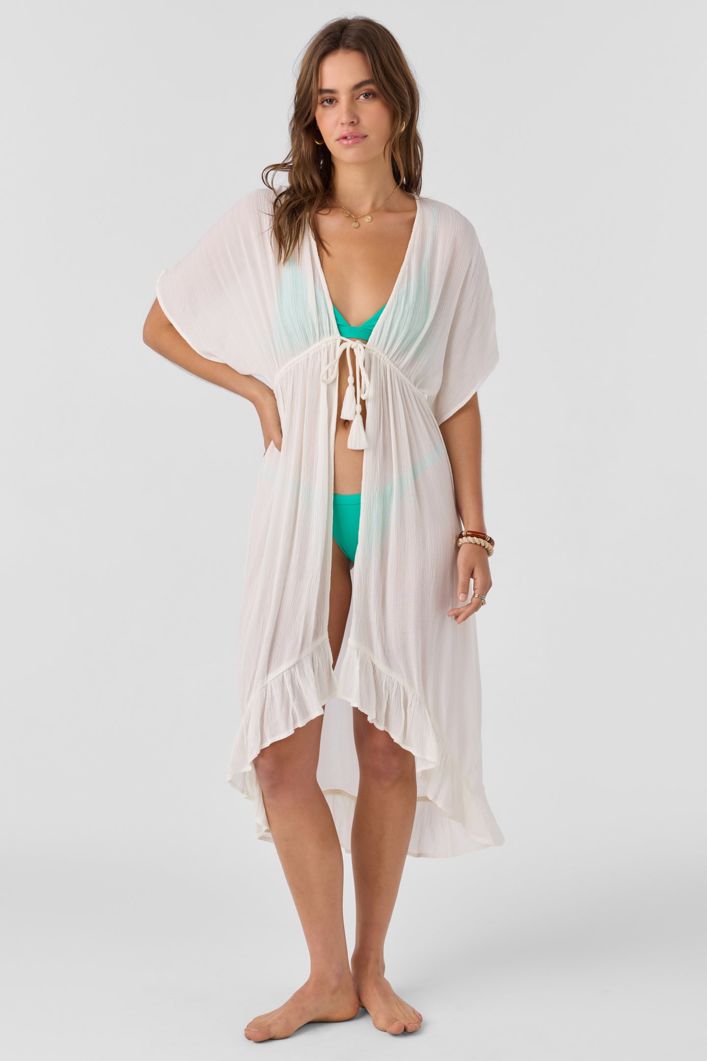 O'Neill Women's Wilder Midi Dress Cover Up - Vanilla