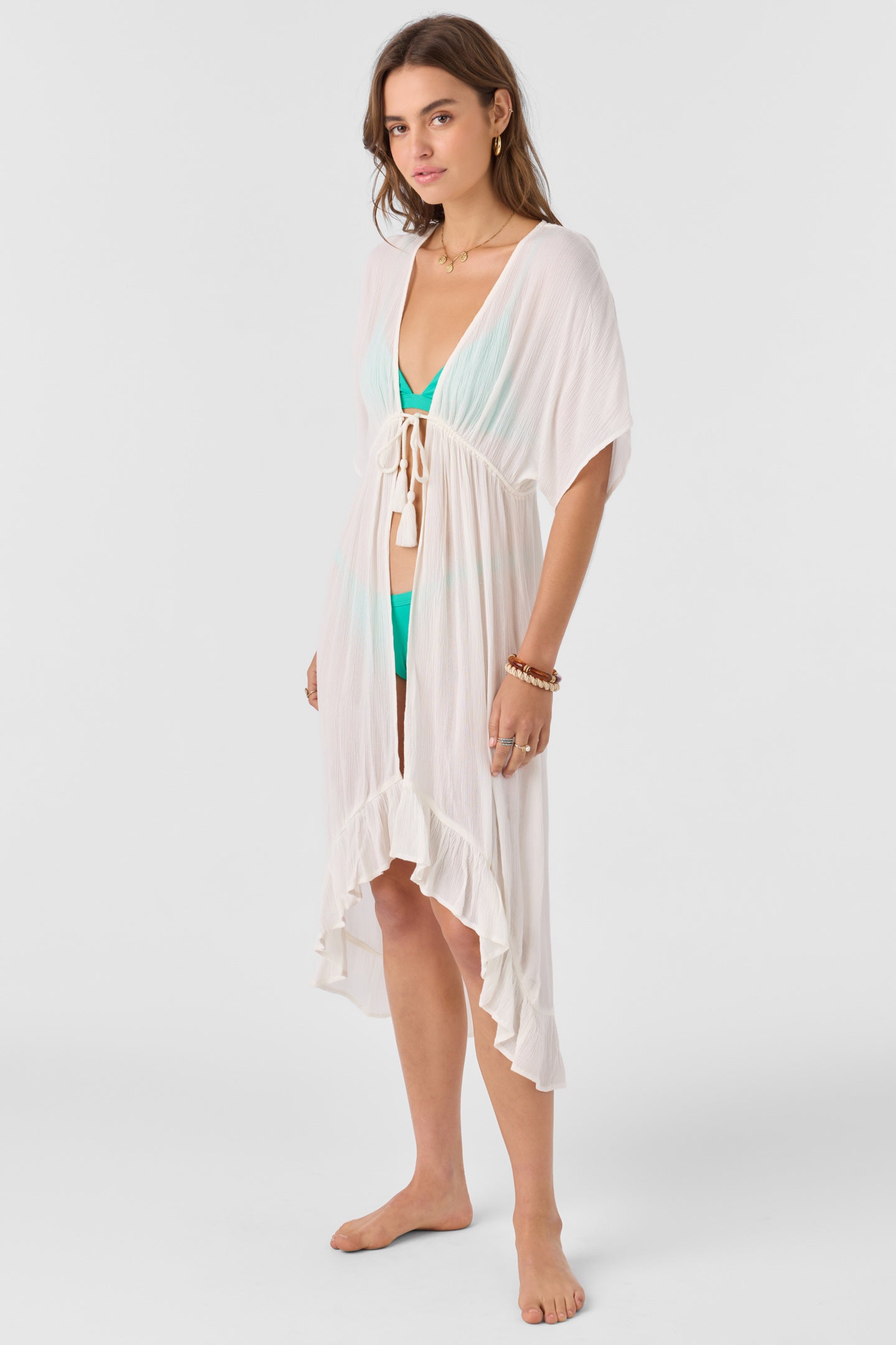 strapless open back dress O'neill Women's Wilder Midi Dress Cover Up - Slate main image 1