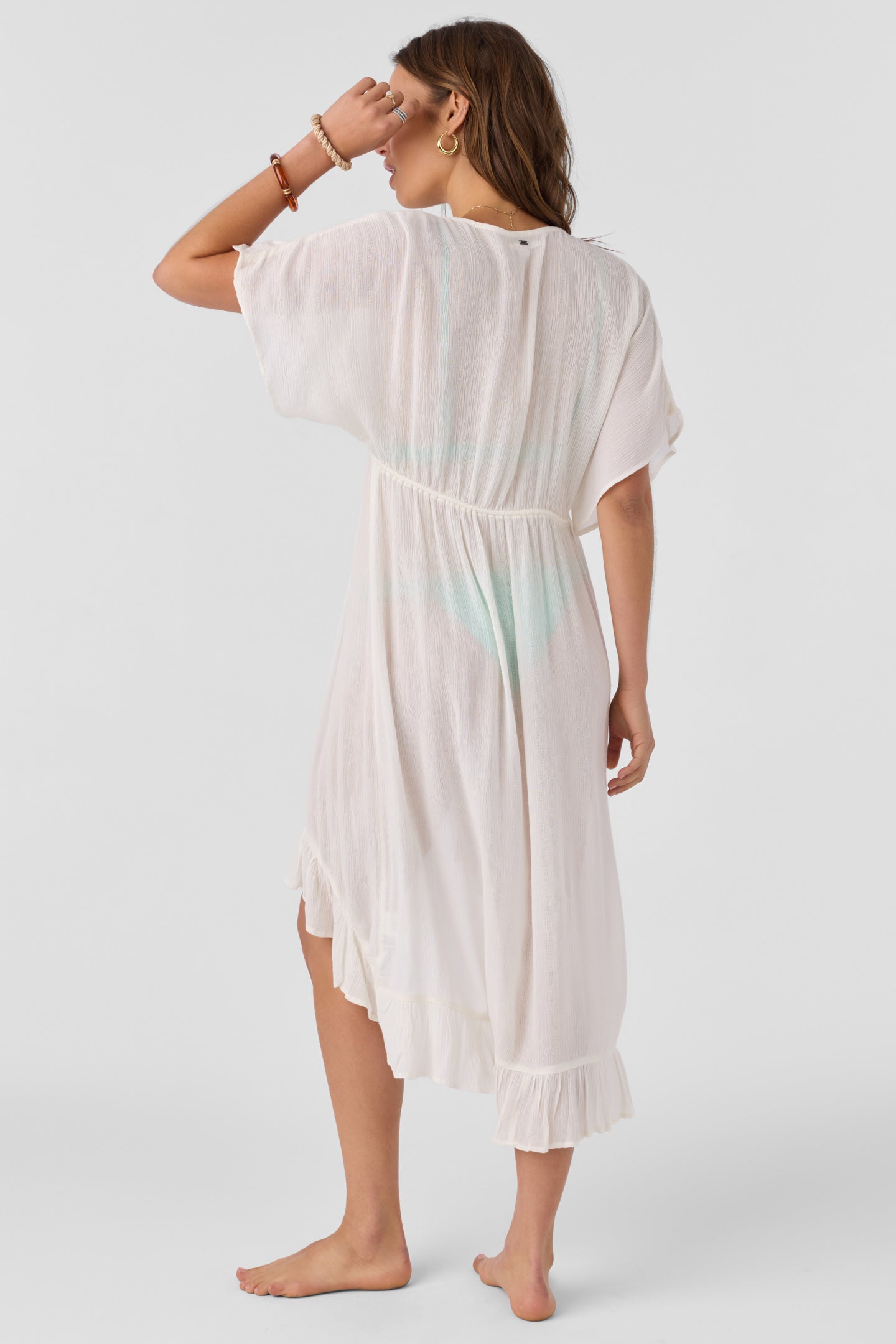 O'Neill Women's Wilder Midi Dress Cover Up - Vanilla