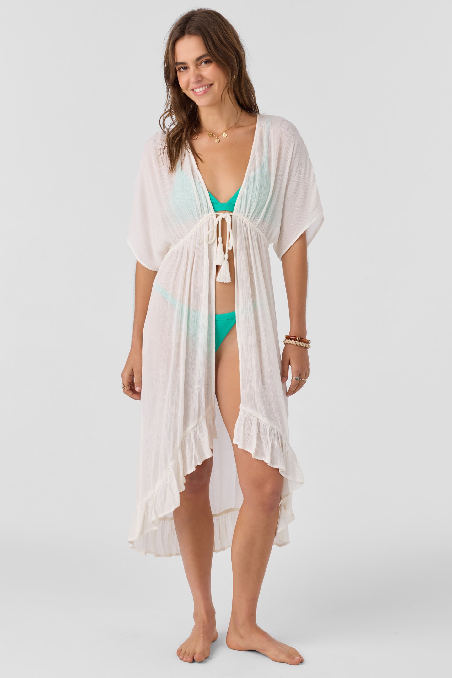 O'Neill Women's Wilder Midi Dress Cover Up - Vanilla