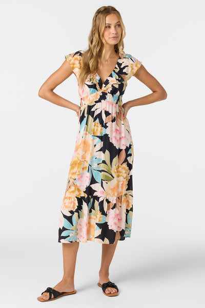 o'neill midi dress Zetta Midi Dress - Black