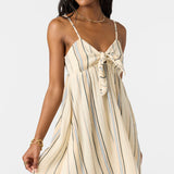 Natalya Stripe Short Dress