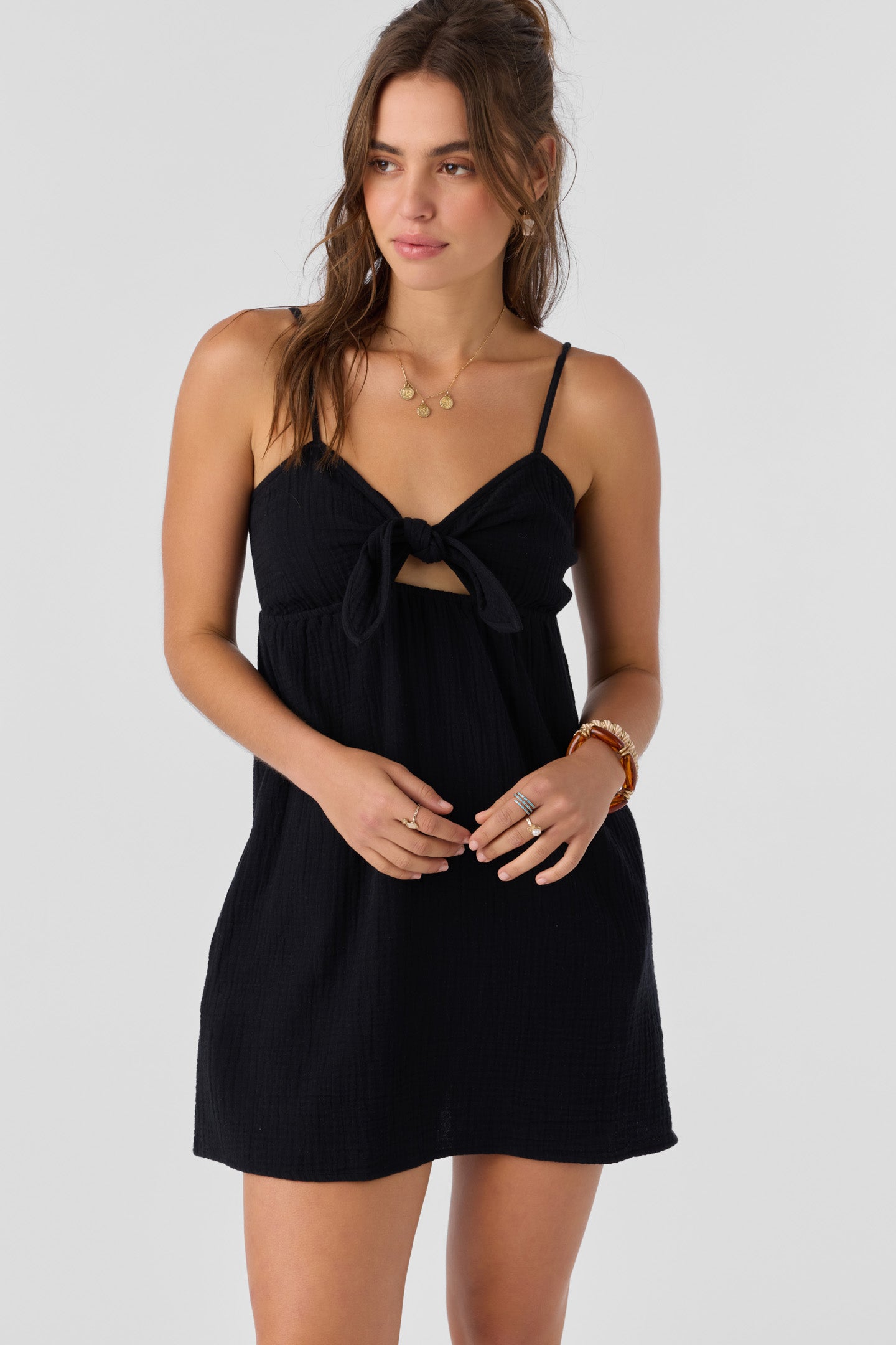 Natalya Short Dress - Black | O'Neill