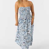 Devyn Palmetto Floral Midi Dress