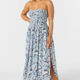 Devyn Palmetto Floral Midi Dress