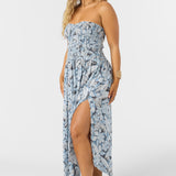 Devyn Palmetto Floral Midi Dress