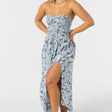 Devyn Palmetto Floral Midi Dress