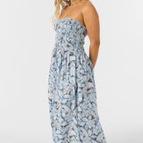 Devyn Palmetto Floral Midi Dress