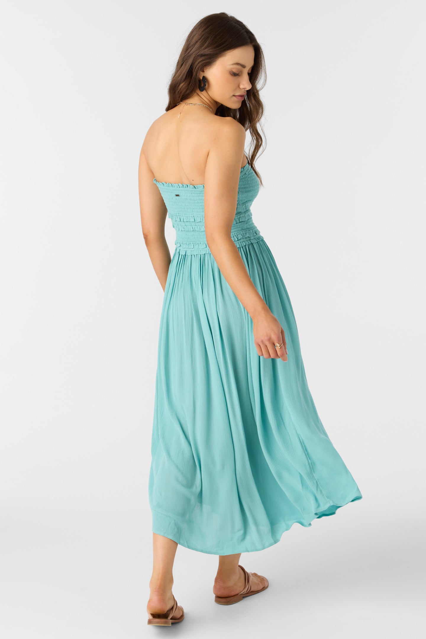 Devyn Midi Dress L / NILE BLUE