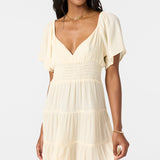 Layken Solid Short Dress