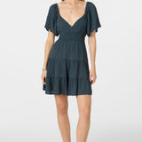 Layken Solid Short Dress