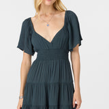 Layken Solid Short Dress